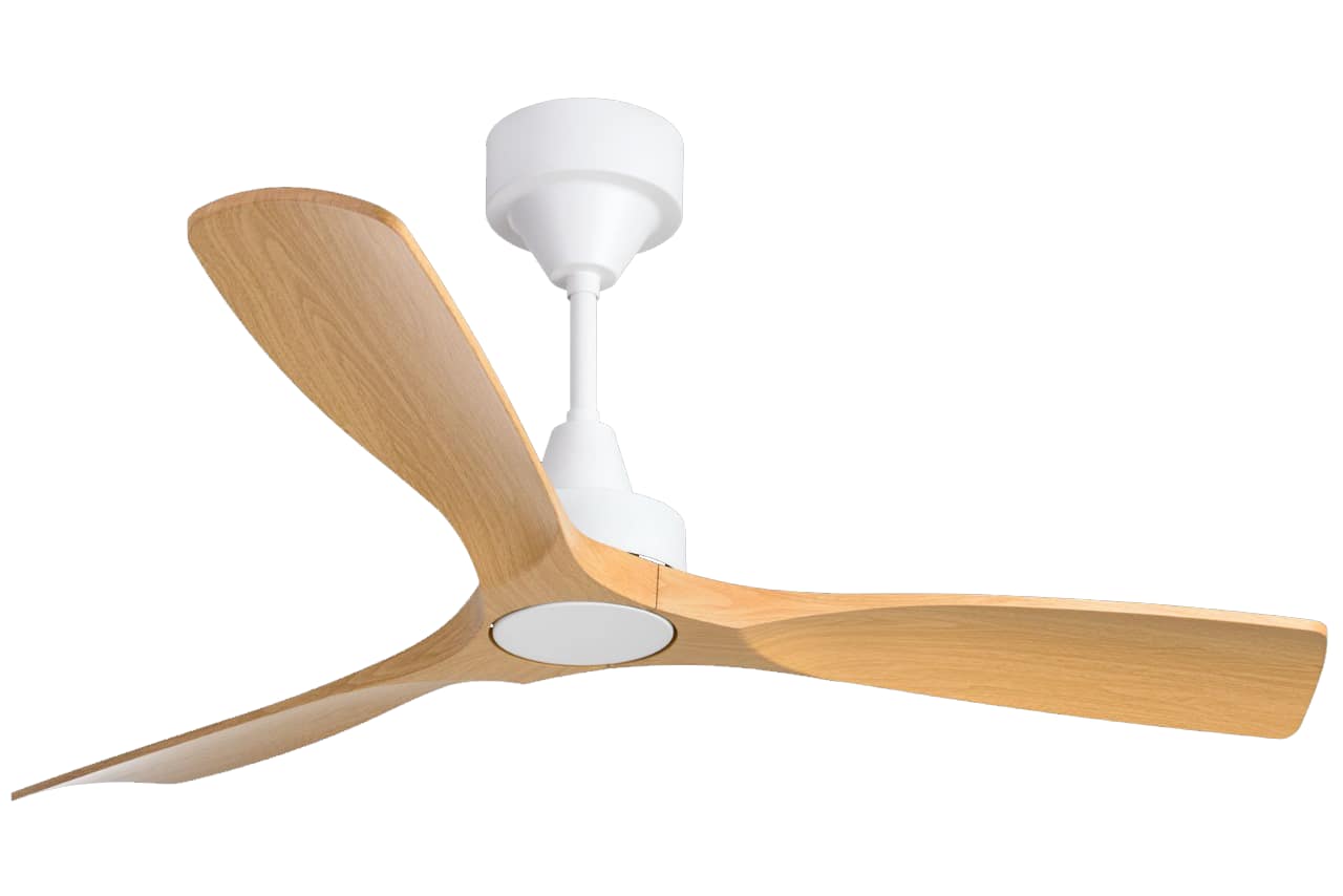 BLDC Ceiling Fan Teak without Light (white)-Polycrome Viera