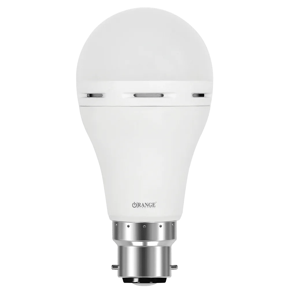 Emergency LED Bulb-Orange-8W-B22 (Pin Type)-Daylight-Cool White-6500K