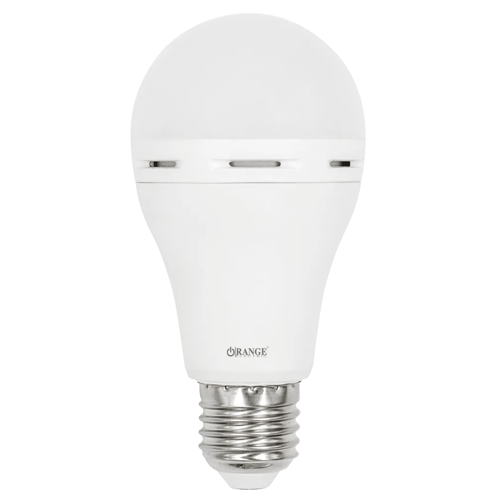 Emergency LED Bulb-Orange-8W-E27 (Screw Type)-Daylight-Cool White-6500K
