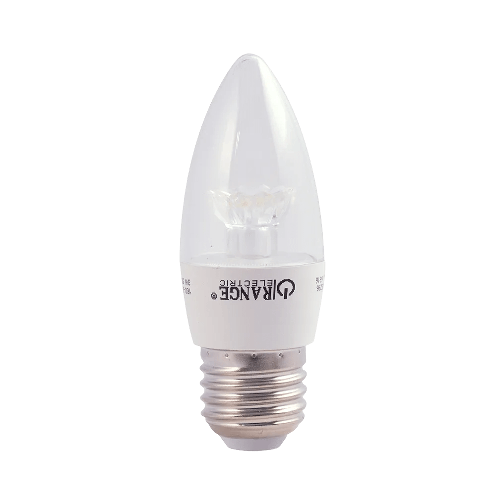 LED Candle Bulb 5W E27 (Screw Type) Daylight Cool White (6500K)-Orange