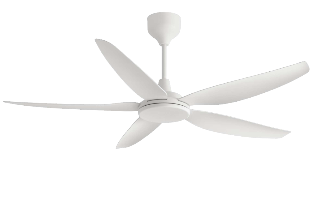BLDC Ceiling Fan Full White without Light -Polycrome Ventura