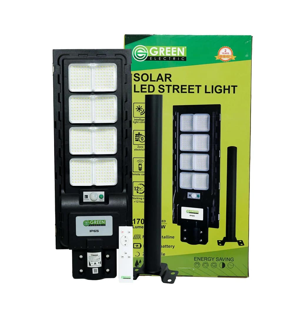 Home Solar Street Light 170W Daylight – Green
