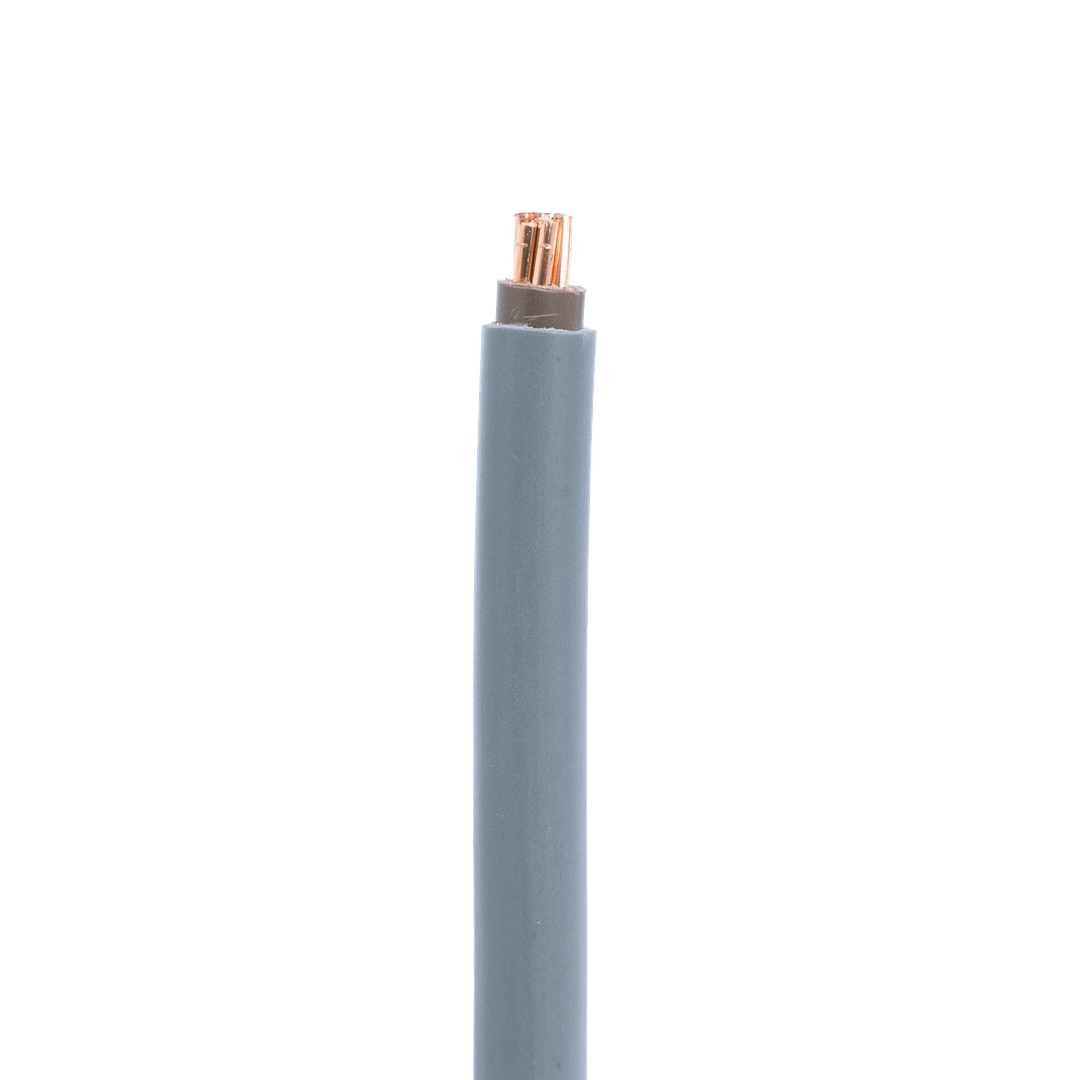 7/1.35mm-CU/PVC/PVC-Single-(7/.052Inch-10 mm^2)-Brown-100m-Orange