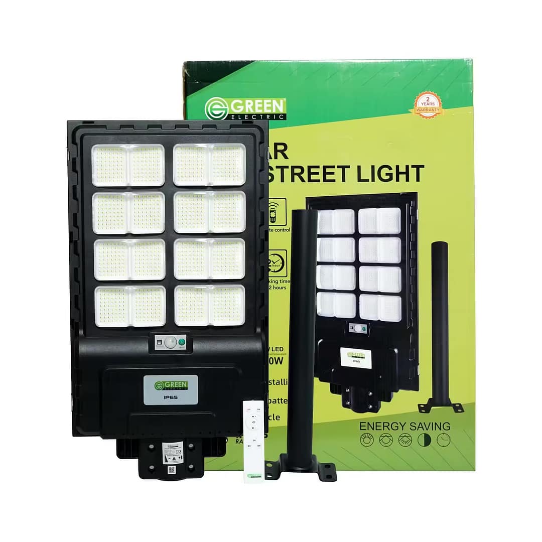 Home Solar Street Light 300W Daylight – Green