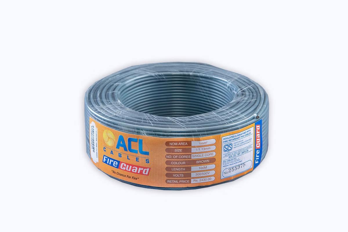 7/0.53mm-CU/PVC/PVC-Single-(3/.036Inch-1.5 mm^2)-Brown-100m-ACL