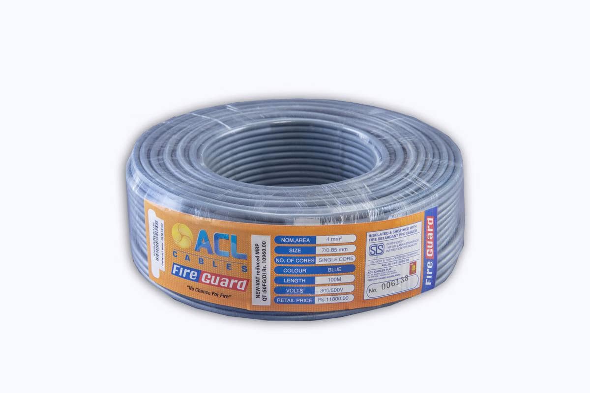 7/0.85mm-CU/PVC/PVC-Single-(7/.036Inch-4 mm^2)-Blue-100m-ACL