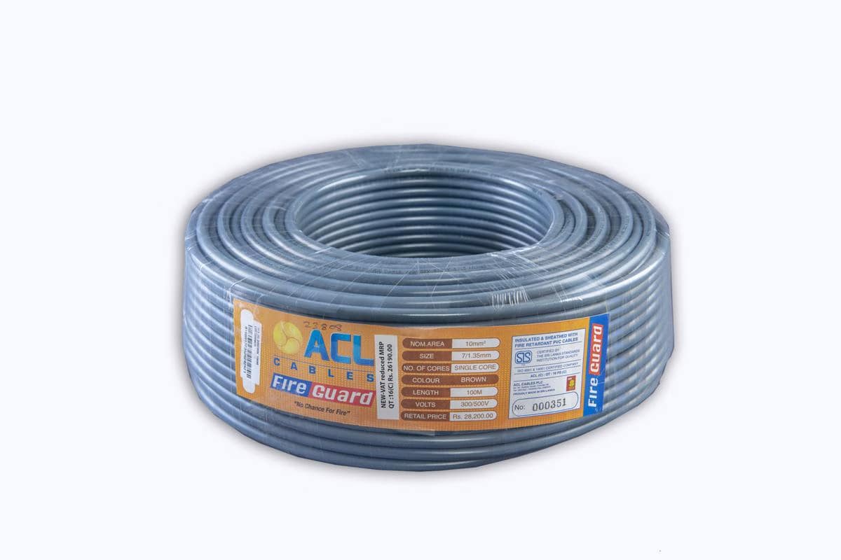 7/1.35mm-CU/PVC/PVC-Single-(7/.052Inch-10 mm^2)-Blue-100m-ACL