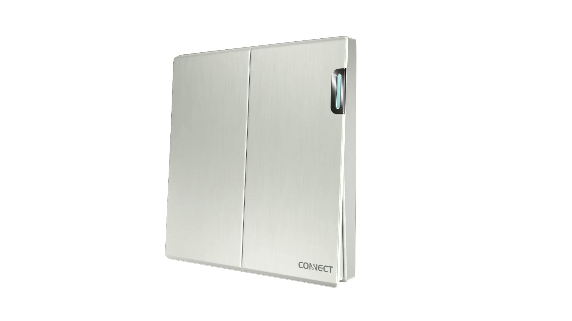 2 Gang 2 Way Switch-Pearl White-Connect
