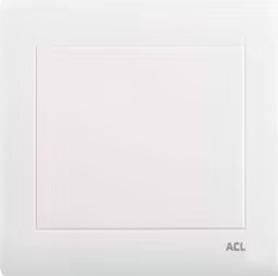 Blank Plate-Elegance Series-White-ACL