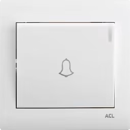 One Gang Bell Press-Elegance Series-White-ACL