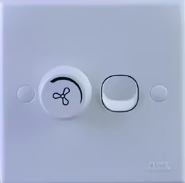 5 Steps Fan Controller-White Series-ACL