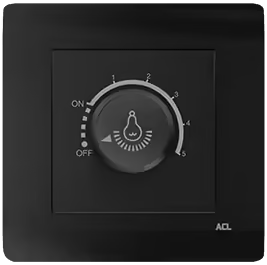 Light Dimmer-Elegance Series-Black-ACL