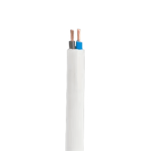 16/0.20mm-CU/PVC/PVC-2 Core-(14/.0076Inch-0.5mm2)-White-100m-Kelani