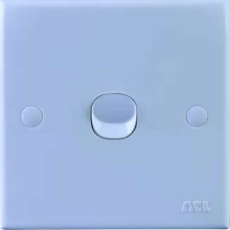 1 Gang 2 Way Switch-White Series-ACL