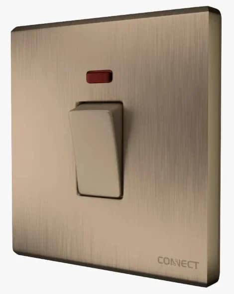20A Switch Socket-With Neon-Premium Gold-Connect