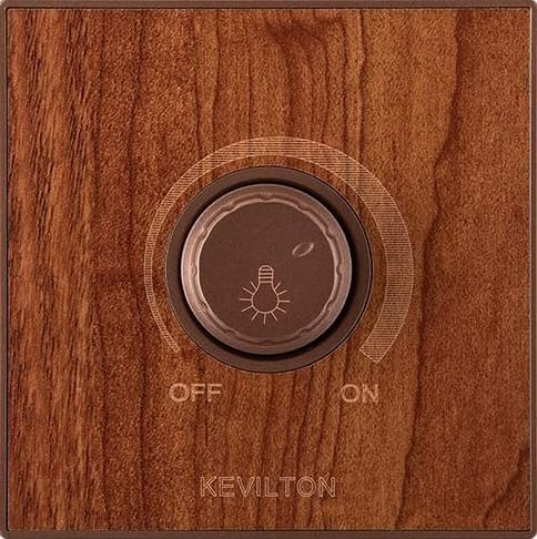 Light Dimmer-Nature Series-Teak-Kevilton
