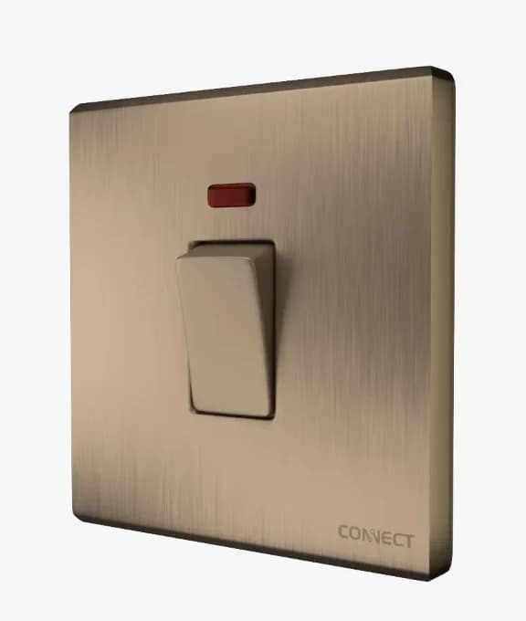 20A Switch Socket-With Neon-Premium Gold-Connect