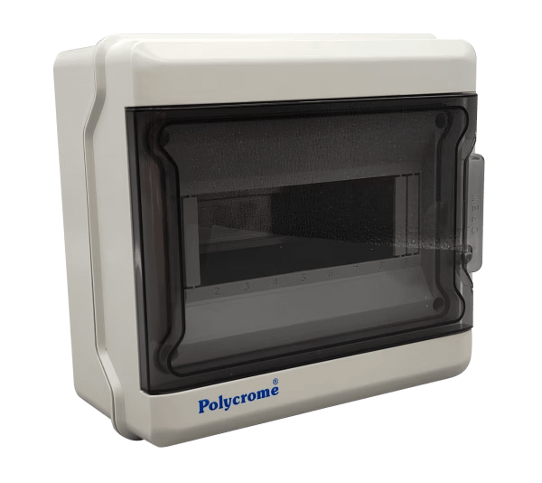 Home water Proof Plastic Enclosure 9 Way Surface IP 66-Polycrome