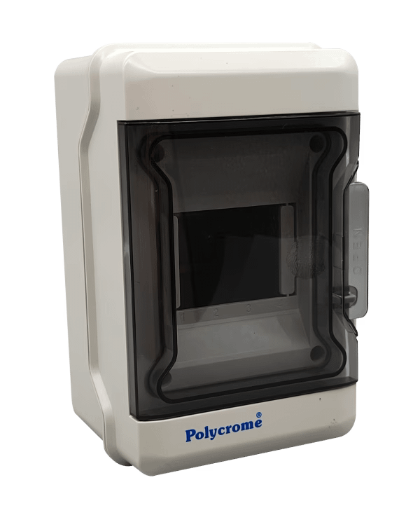 Home Water Proof Plastic Enclosure 4 Way Surface IP 66-Polycrome