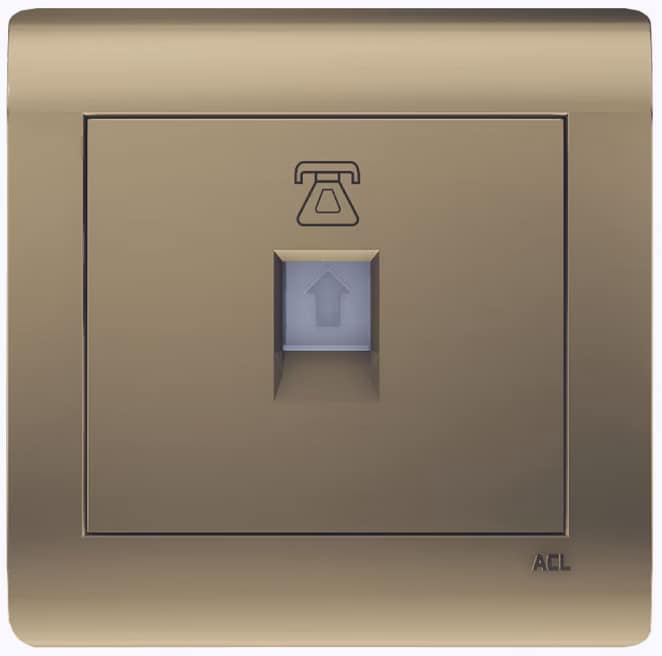 Telephone Socket-Elegance Series-Bronze-ACL
