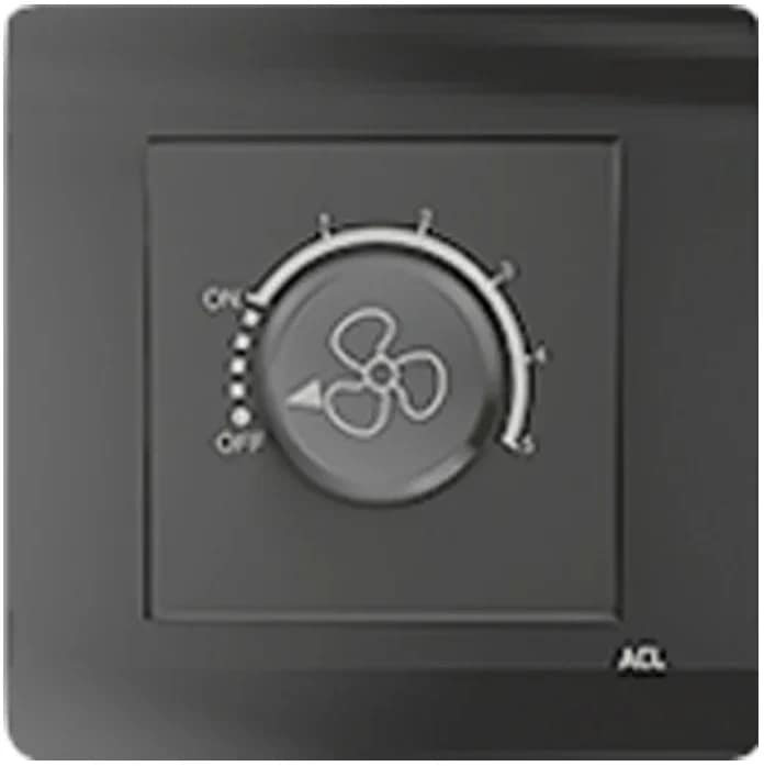 5 Steps Fan Controller-Elegance Series-Grey-ACL