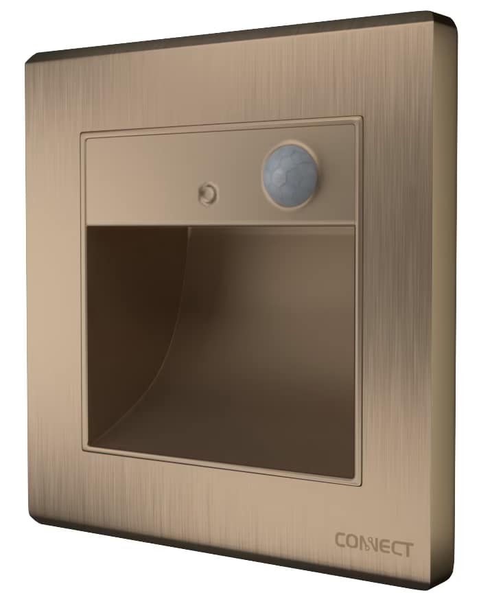 3W Stairway Light With Sensor Warm-Premium Gold-Connect