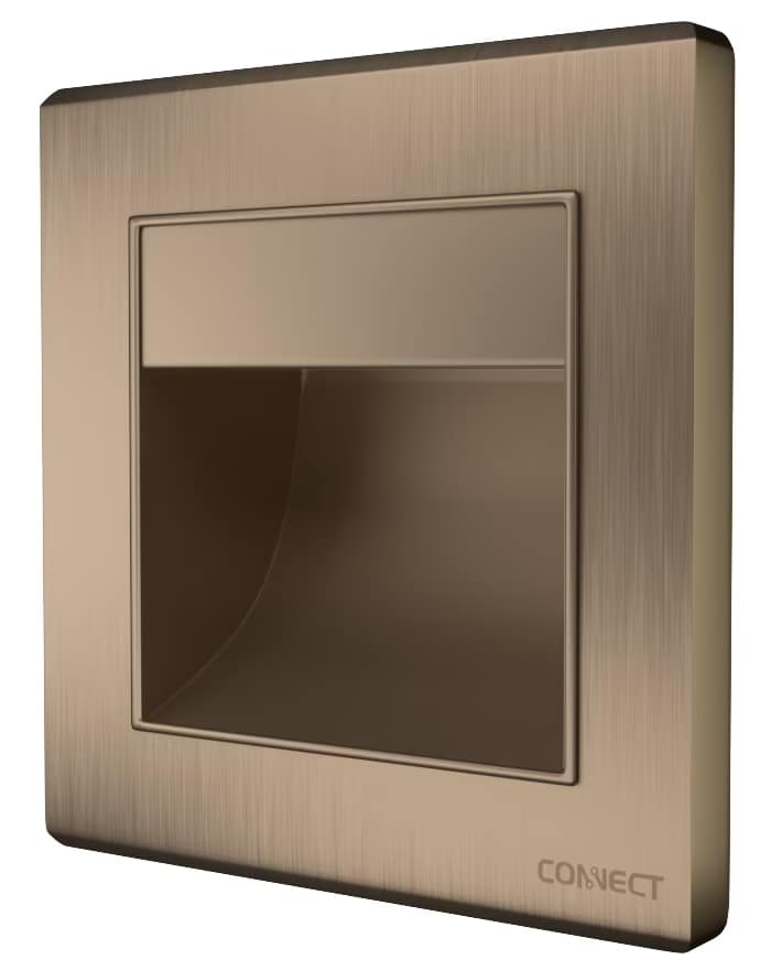3W Stairway Light Brushed Cold-Premium Gold-Connect