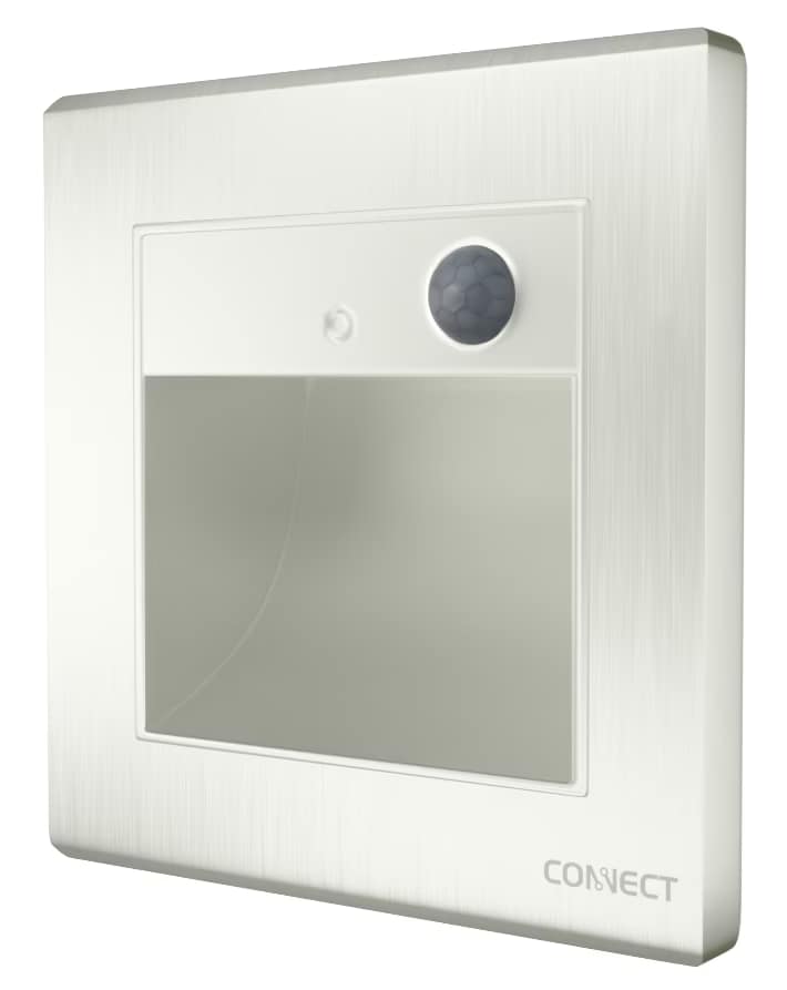 3W Stairway Light Brushed Warm-Pearl White-Connect