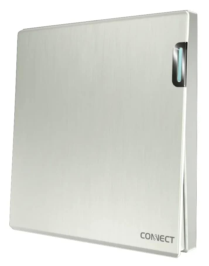 Home 1 Gang 1 Way Switch-Pearl White-Connect