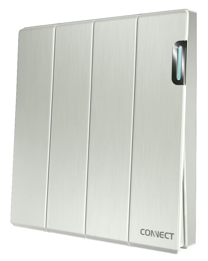 4 Gang 2 Way Switch-Pearl White-Connect