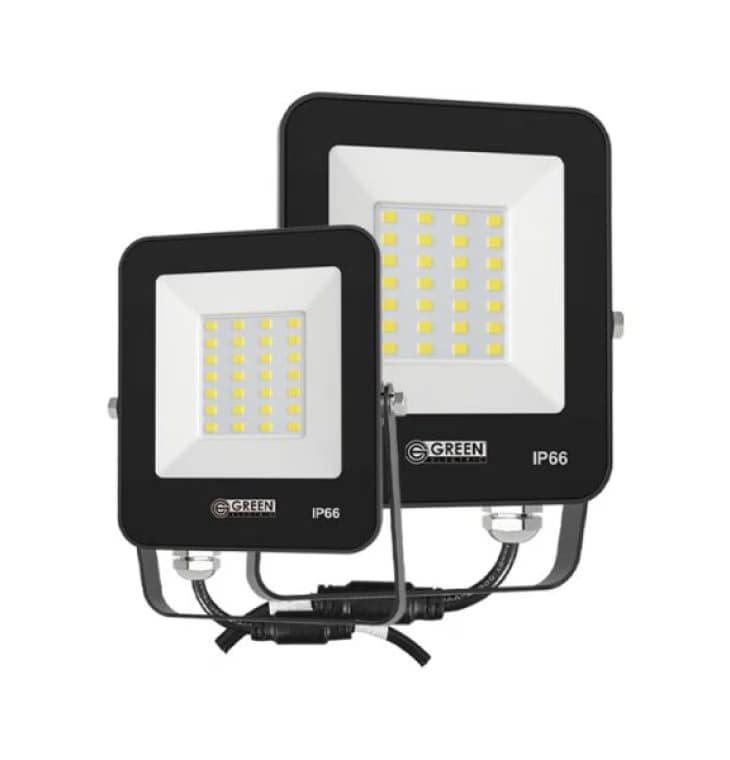 Home LED Flood Light 10W (IP66) Daylight Cool White-Green-Standard (6500K)
