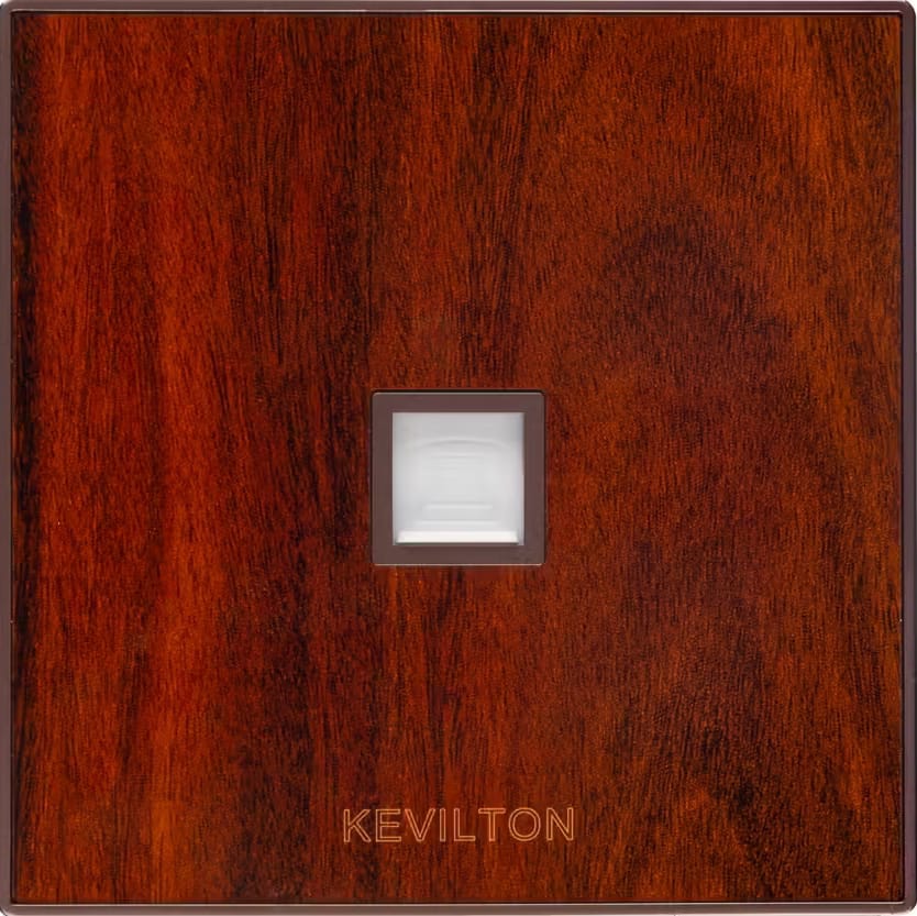 CAT 6 Data Socket-Nature Series-Mahogany-Kevilton