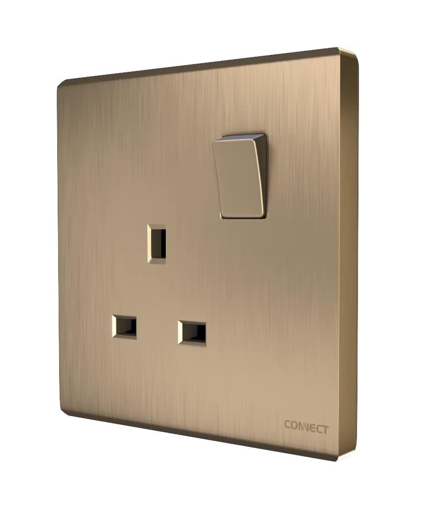 13A Switched Socket-Premium Gold-Connect