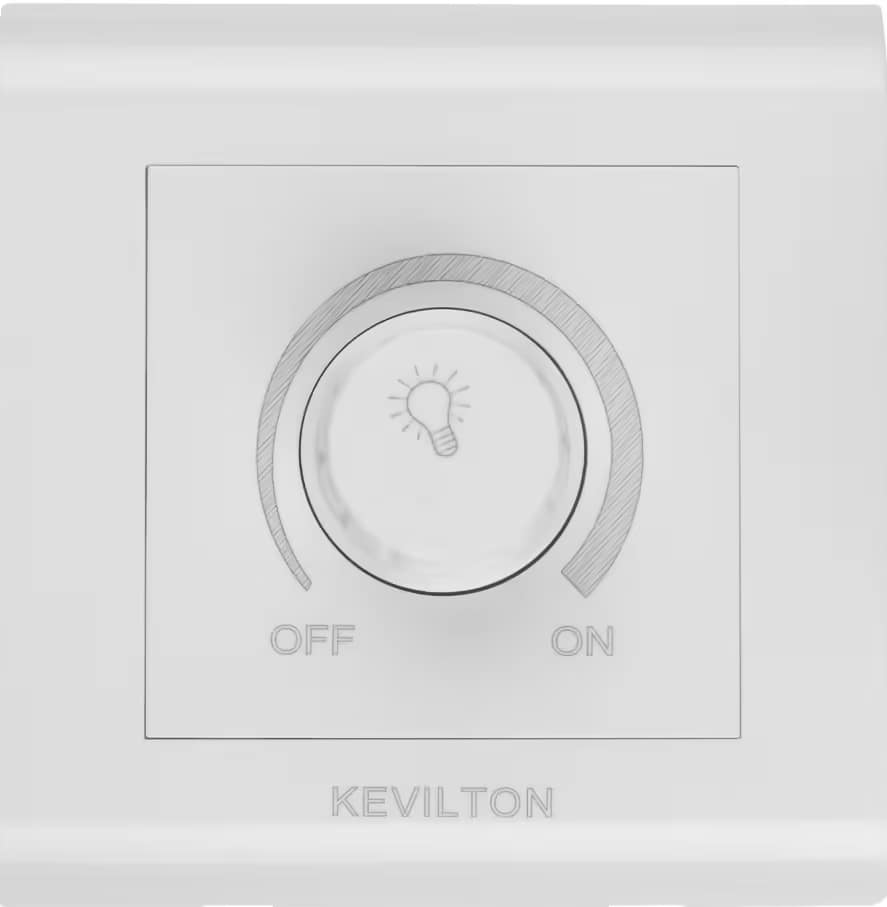 Light Dimmer-Modular Series-White-Kevilton