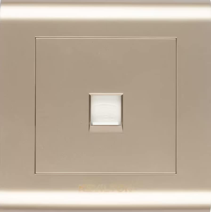 CAT 6 Data Socket-Modular Series-Gold-Kevilton