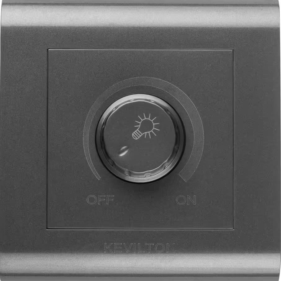 Light Dimmer-Modular Series-Black-Kevilton