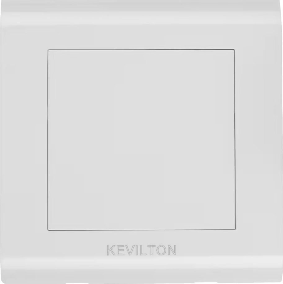 Blank Plate-Modular Series-White-Kevilton