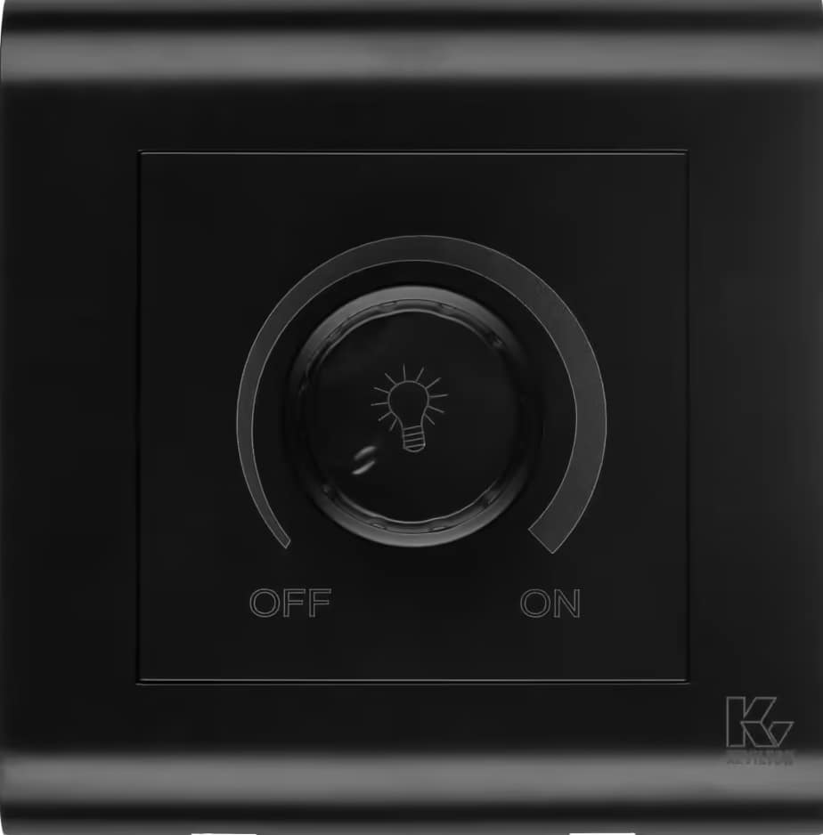 Light Dimmer-Modular Series-Jet Black-Kevilton