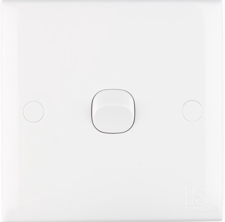 Home 1 Gang 1 Way Switch-White Series-Kevilton