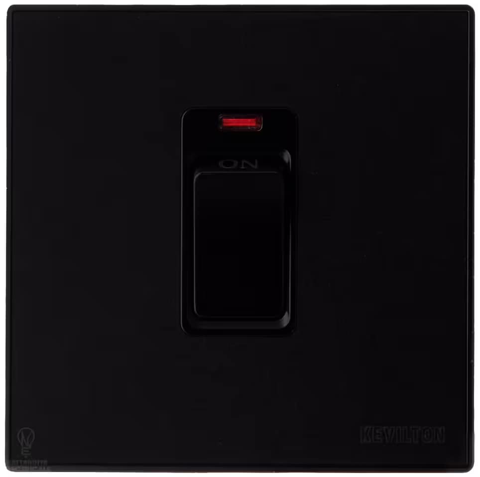 20A Double Pole with Neon-Nature Series-Deep (Black)-Kevilton