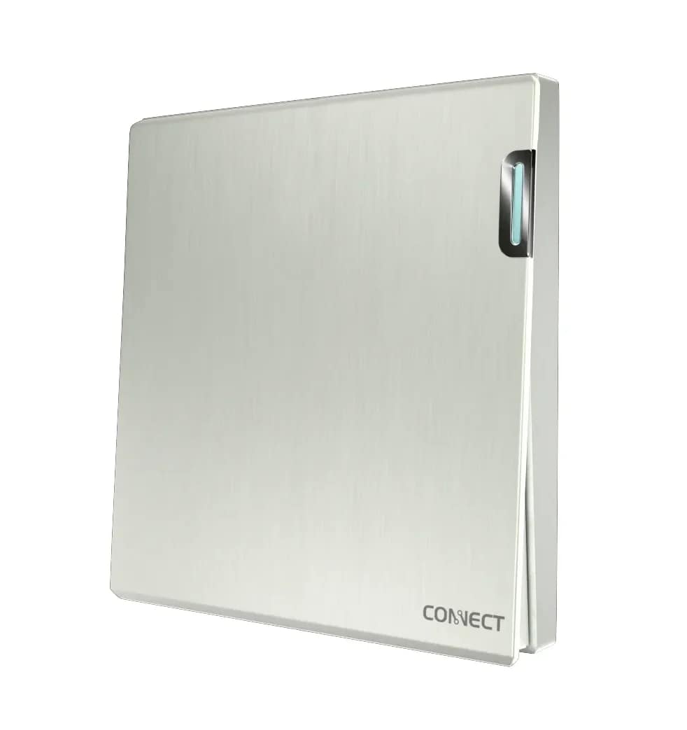1 Gang 1 Way Switch-Pearl White-Connect