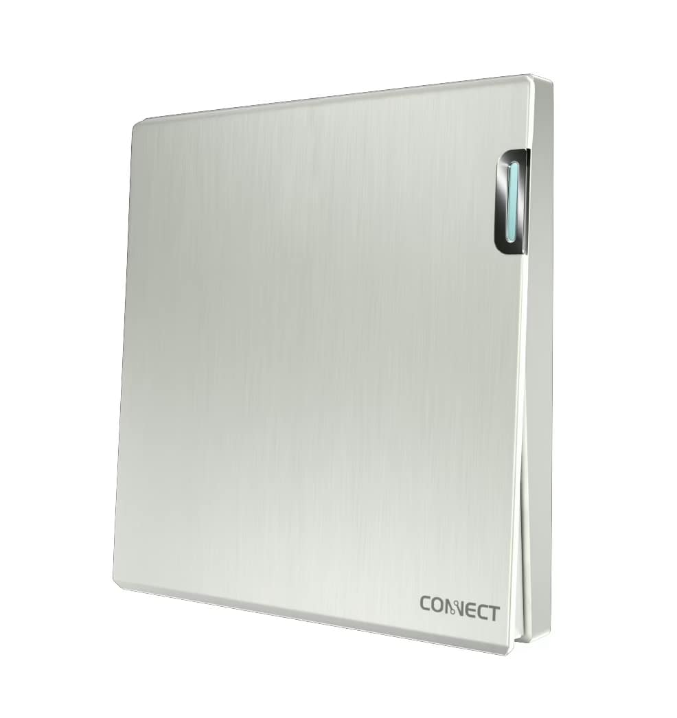1 Gang 3 Way Switch-Pearl White-Connect